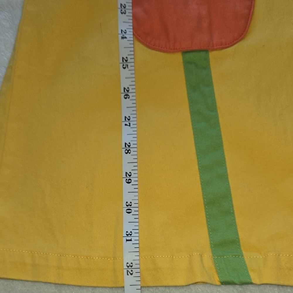 Smak Parlour UNIQUE VINTAGE KAWAII Yellow DRESS CUTE BOLD ARTSY BOLD RETRO LARGE - Picture 13 of 13